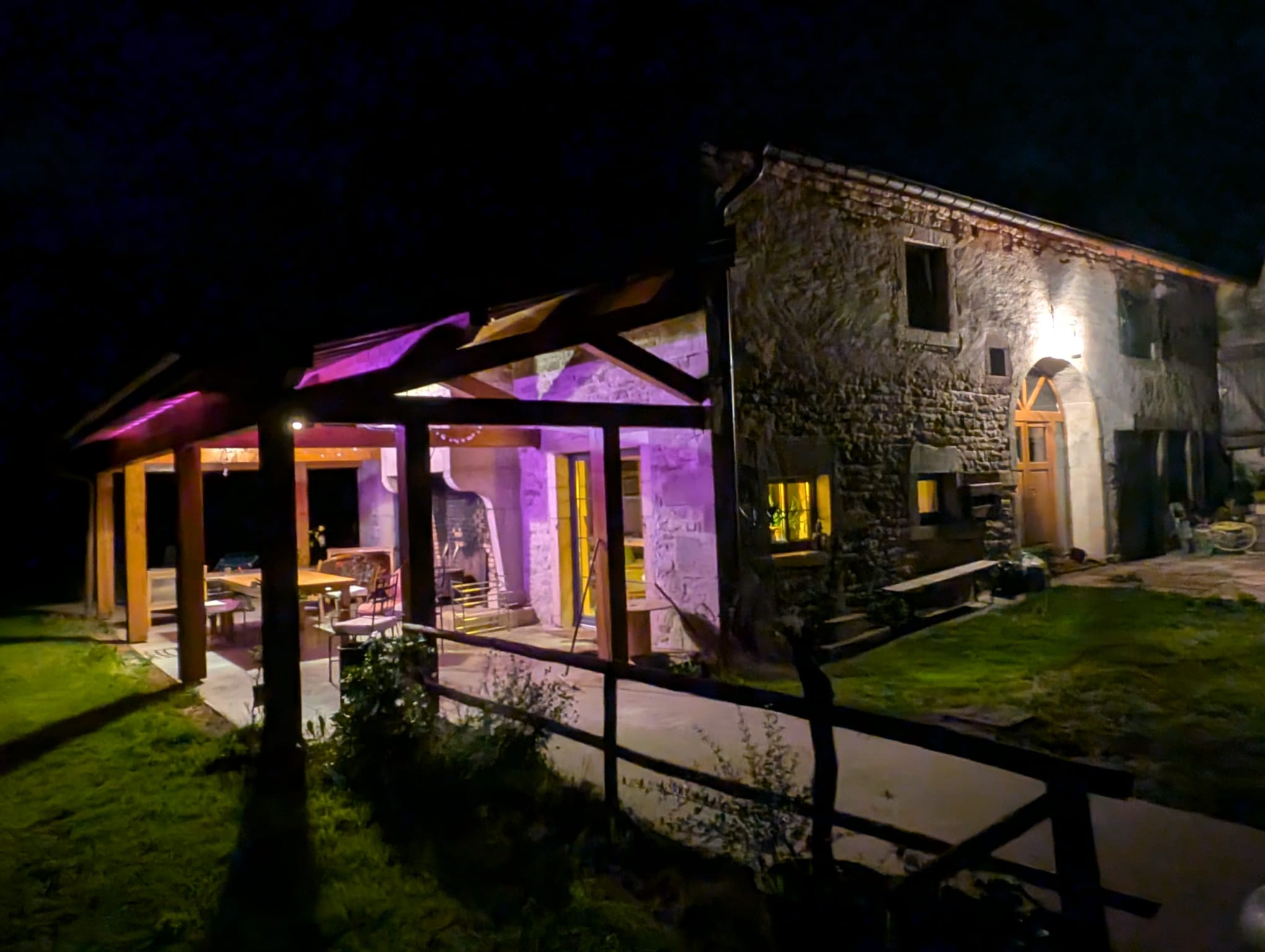 Terrasse de nuit